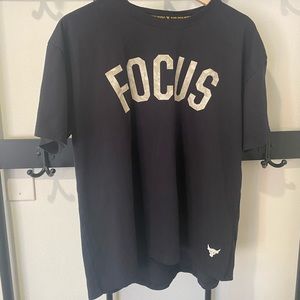 Under Armour Shirt Project Rock Womens Focus Large Black